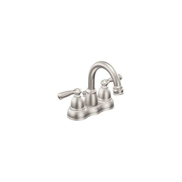Two-Handle High Arc Bathroom Faucet in Spot Resist Brushed Nickel